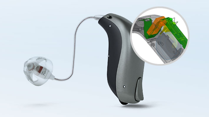 Les appareils auditifs avec transducteurs intégrés permettent d'accroître le confort auditif dans les lieux publics.