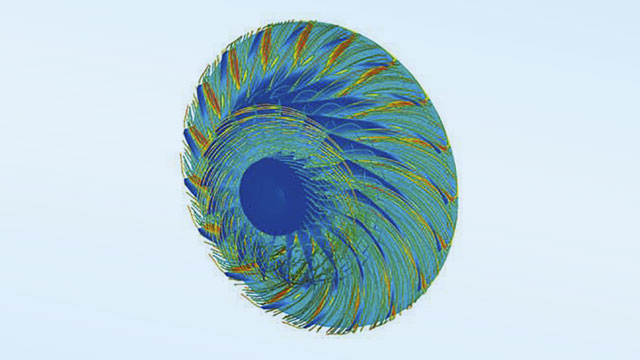 Optimization of a turbocharger with ANSYS Multiphysics