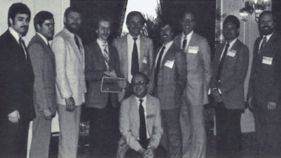 ANSYS support representatives in 1983
