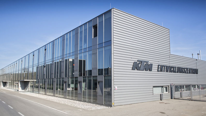 C'est ici que les motos KTM sont fabriquées - le centre de développement de Mattighofen, en Autriche.