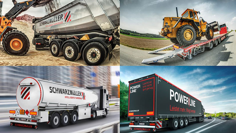 Schwarzmüller product portfolio of different towed transport solutions