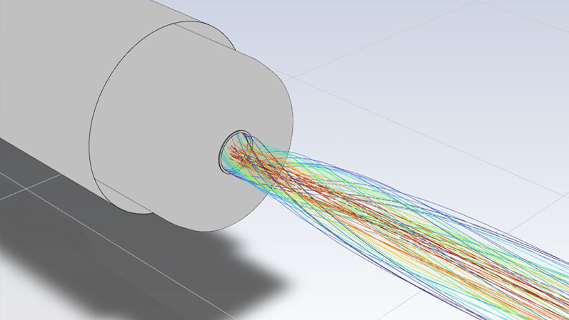 Complex and extremely fast flow processes in the furnace chamber must be modeled.