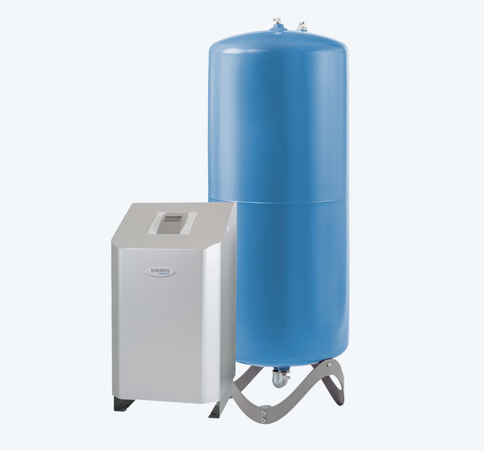 Pressurization and water quality sector (Pneumatex). Flagship: Transfero with pressure vessel