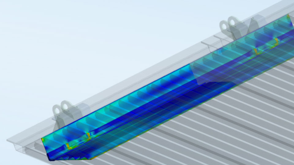 The suitability of the different substructure profile geometries for practical use was investigated using simulations.