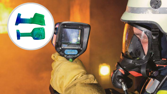 Dräger thermal imaging camera in use by the fire department
